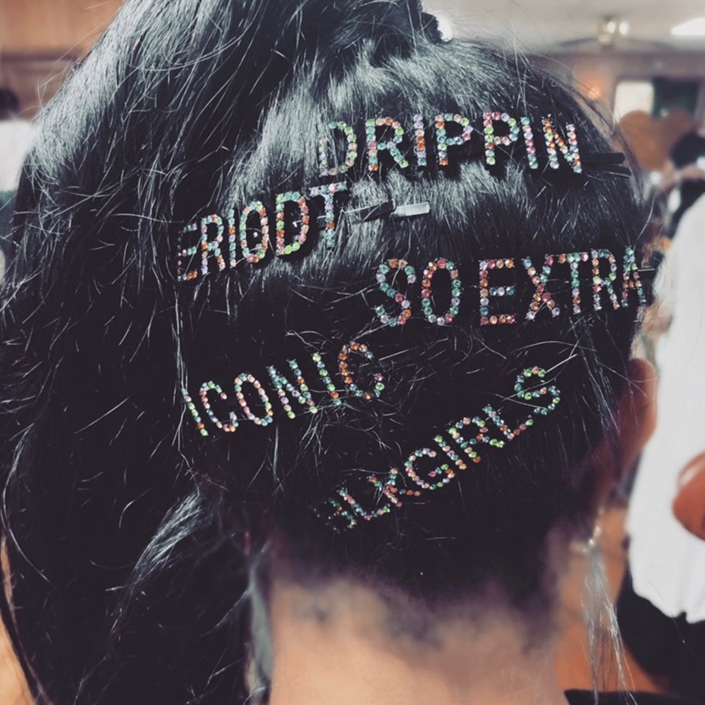 Rhinestone Hair Clips